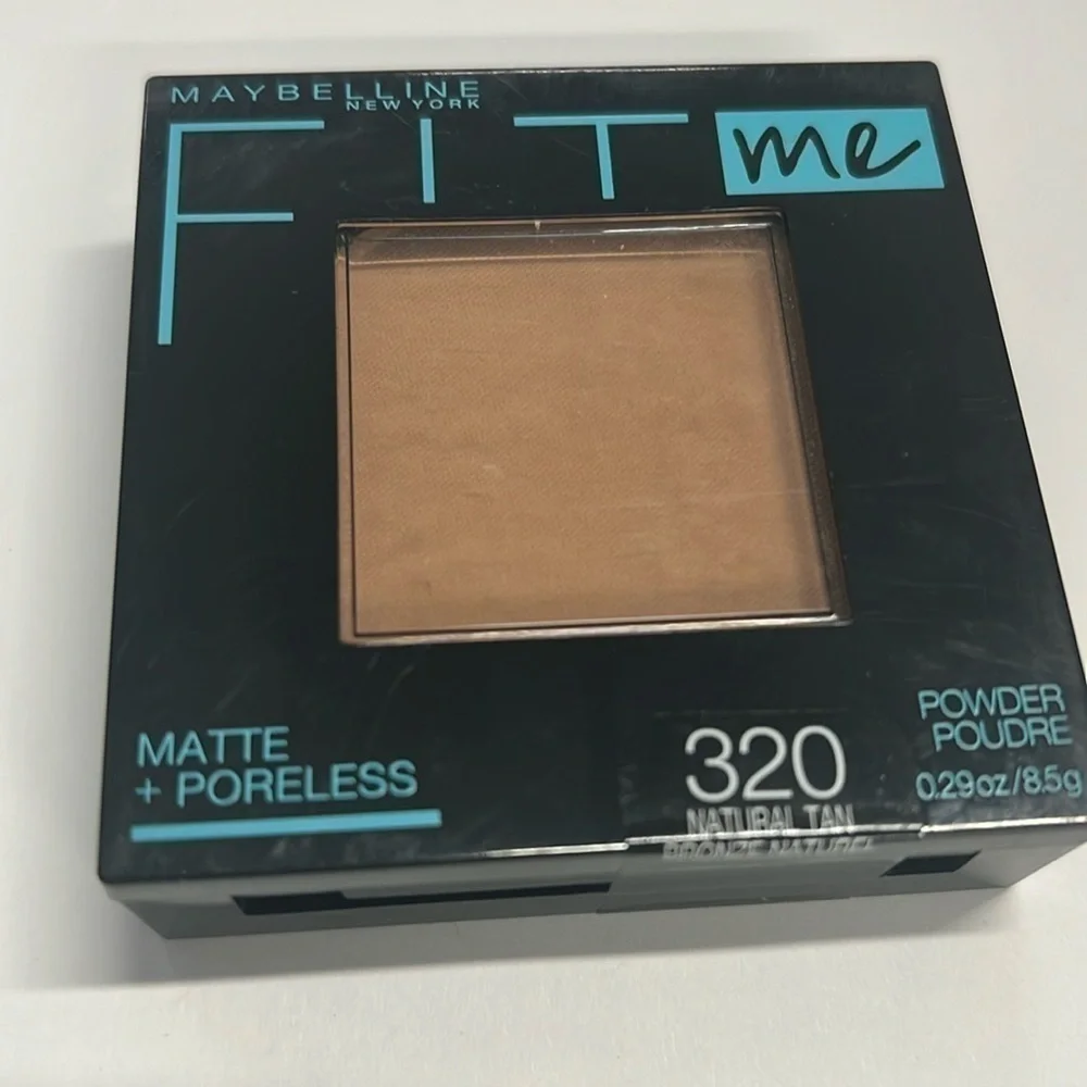 Maybelline Fit Me Natural Tan 320 Matte +Poreless Pressed Powder NEW 0.29oz